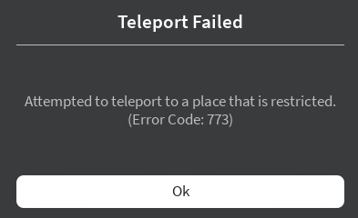 Roblox error message showing an invalid or expired promo code