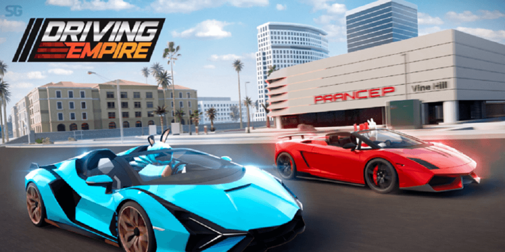Car tuning and upgrade interface in Driving Empire Roblox