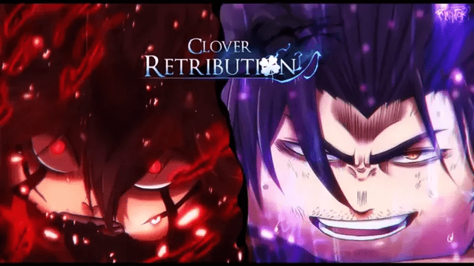 Clover Retribution character progression and leveling screen in Roblox