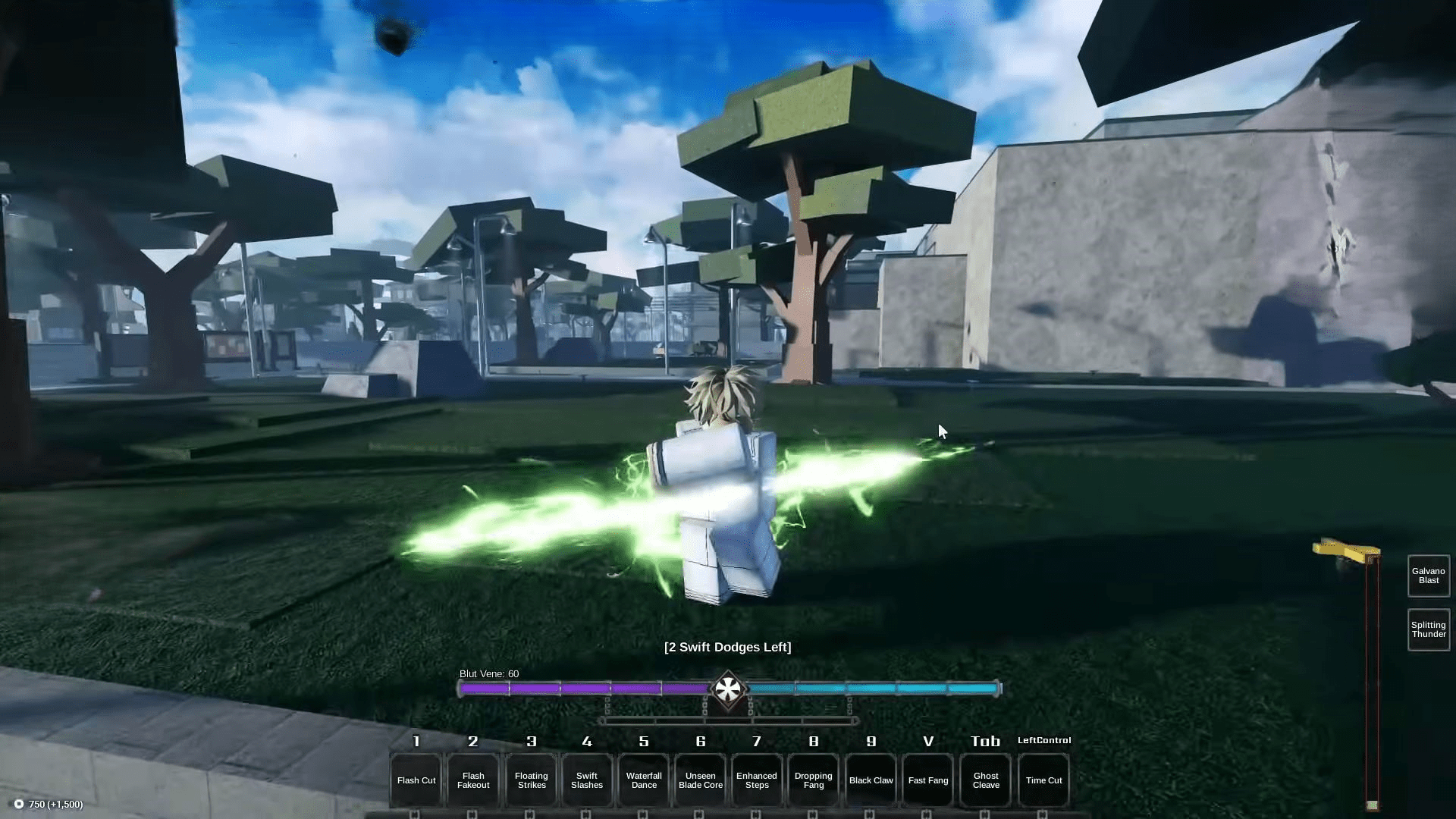 Type Soul Roblox gameplay showing a player character engaged in combat inside the open world