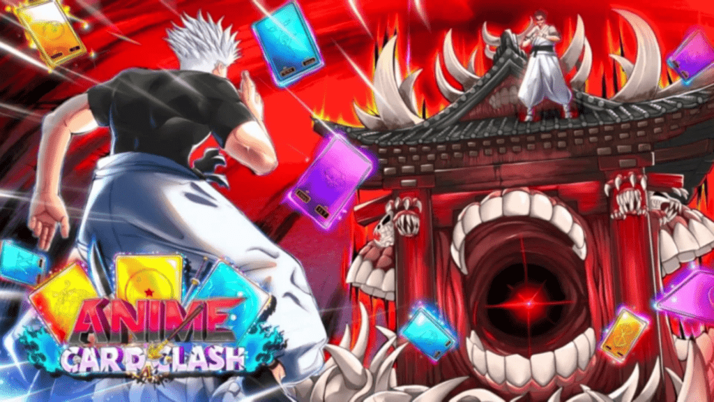Anime Card Clash fast rolling session using instant rolls and active potions