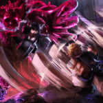 Grand Piece Online gameplay showing characters, ships, and combat in the Roblox anime RPG