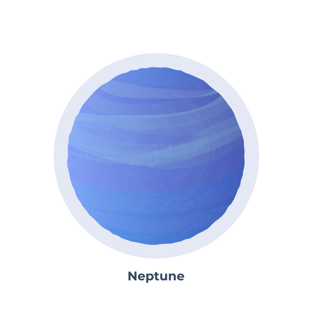 Snapchat Neptune planet representing the lowest-ranked best friend in the solar system